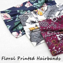 Load image into Gallery viewer, wide boho bandeau stretch headbands 3 pack
