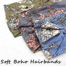 Load image into Gallery viewer, wide boho bandeau stretch headbands 3 pack
