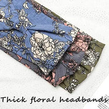 Load image into Gallery viewer, wide boho bandeau stretch headbands 3 pack
