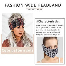 Load image into Gallery viewer, wide boho bandeau stretch headbands 3 pack
