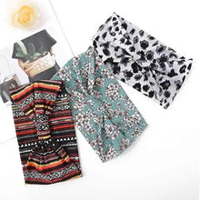 Load image into Gallery viewer, wide boho bandeau stretch headbands 3 pack
