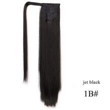 Load image into Gallery viewer, wrap around heat friendly ponytail extension 1b / 24inches
