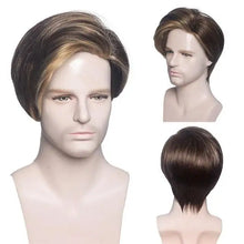Load image into Gallery viewer, zack thomas heat friendly fibre mens wig ombre wig / 10inches
