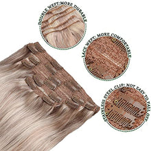 Load image into Gallery viewer, Balayage Clip in Human Hair Extensions 6 Pcs 100 Gram Wig Store
