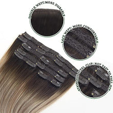 Load image into Gallery viewer, Balayage Clip in Human Hair Extensions 6 Pcs 100 Gram Wig Store
