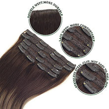 Load image into Gallery viewer, Balayage Clip in Human Hair Extensions 6 Pcs 100 Gram Wig Store
