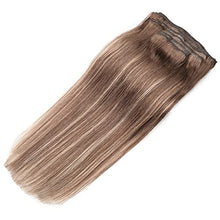 Load image into Gallery viewer, Balayage Clip in Human Hair Extensions 6 Pcs 100 Gram Wig Store
