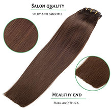 Load image into Gallery viewer, Balayage Clip in Human Hair Extensions 6 Pcs 100 Gram Wig Store
