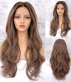 Cafe Brown Synthetic Lace Front Wig Wig Store