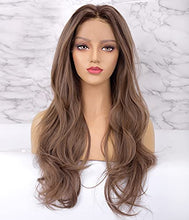 Load image into Gallery viewer, Cafe Brown Synthetic Lace Front Wig Wig Store
