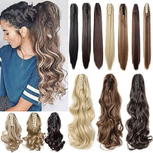 Load image into Gallery viewer, Claw Ponytail Extensions - 12 inches long Wig Store
