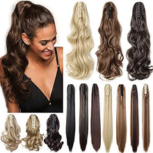 Load image into Gallery viewer, Claw Ponytail Extensions - 12 inches long Wig Store
