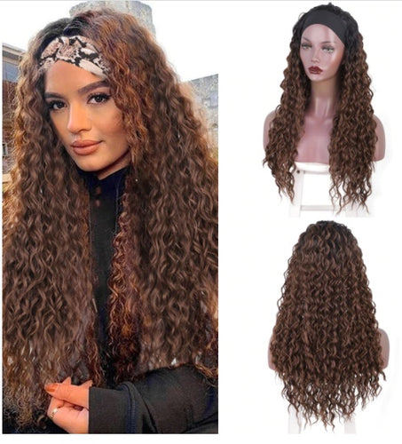 Deep Wave Heat Friendly Headband Wig Wig Store