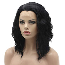 Load image into Gallery viewer, Ebony Full Density Half Hand Tied Heat Friendly Synthetic Lace Front Wig Wig Store
