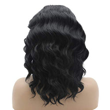 Load image into Gallery viewer, Ebony Full Density Half Hand Tied Heat Friendly Synthetic Lace Front Wig Wig Store
