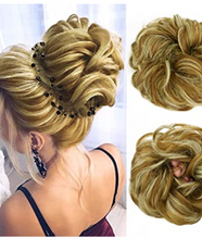Load image into Gallery viewer, Messy Hair Bun Wig Store
