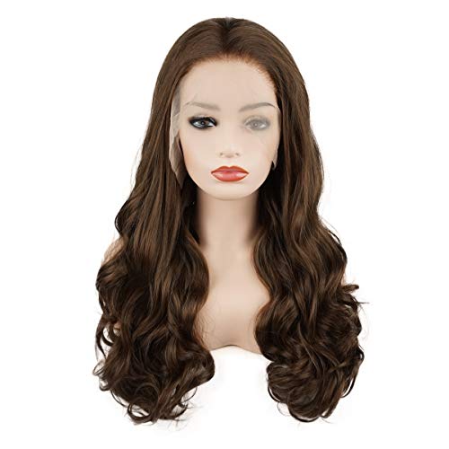 Full Density Heat Friendly Wavy Synthetic Lace Front Wig Wig Store