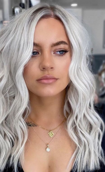 Silver Raine Human Hair Lace Front Wig Styles Wigs