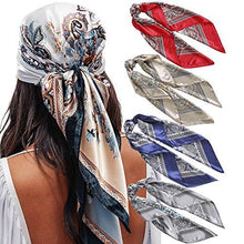 Load image into Gallery viewer, Square Fashion Scarf &amp; Hair Accessory - 4 Pack Wig Store 
