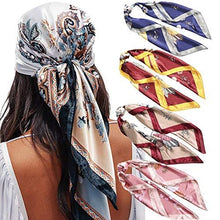 Load image into Gallery viewer, Square Fashion Scarf &amp; Hair Accessory - 4 Pack Wig Store 
