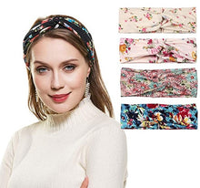 Load image into Gallery viewer, Polka Dot Cross &amp; Assorted Prints Headband Set for Women Wig Store 
