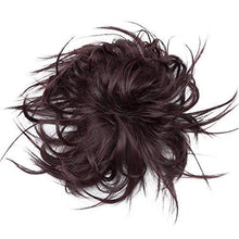 Load image into Gallery viewer, Tousled Wavy Hairpiece Bun Scrunchie Hair Wrap Wig Store 
