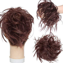 Load image into Gallery viewer, Tousled Wavy Hairpiece Bun Scrunchie Hair Wrap Wig Store 
