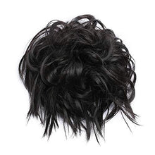 Load image into Gallery viewer, Tousled Wavy Hairpiece Bun Scrunchie Hair Wrap Wig Store 
