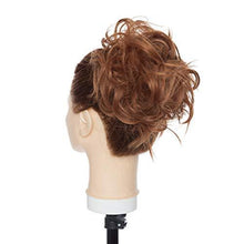 Load image into Gallery viewer, Tousled Wavy Hairpiece Bun Scrunchie Hair Wrap Wig Store 
