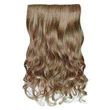 Load image into Gallery viewer, 3/4 Curly Wavy Clips in on Synthetic Hair Extensions Wig Store 
