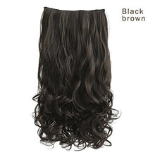 Load image into Gallery viewer, 3/4 Curly Wavy Clips in on Synthetic Hair Extensions Wig Store 
