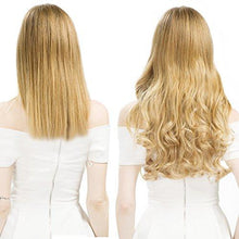 Load image into Gallery viewer, 3/4 Curly Wavy Clips in on Synthetic Hair Extensions Wig Store 
