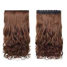 Load image into Gallery viewer, 3/4 Curly Wavy Clips in on Synthetic Hair Extensions Wig Store 
