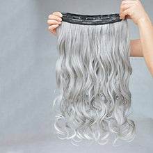 Load image into Gallery viewer, 3/4 Curly Wavy Clips in on Synthetic Hair Extensions Wig Store 
