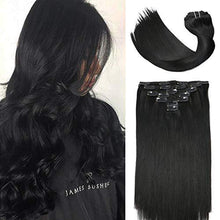 Load image into Gallery viewer, Clip In Human Hair Extensions Thicken Double Weft 9A Brazilian Hair 7pcs Wig Store 
