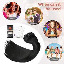 Load image into Gallery viewer, Clip In Human Hair Extensions Thicken Double Weft 9A Brazilian Hair 7pcs Wig Store 
