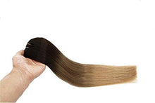 Load image into Gallery viewer, Clip In Human Hair Extensions Thicken Double Weft 9A Brazilian Hair 7pcs Wig Store 
