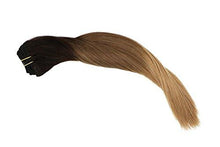 Load image into Gallery viewer, Clip In Human Hair Extensions Thicken Double Weft 9A Brazilian Hair 7pcs Wig Store 
