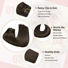 Load image into Gallery viewer, Clip In Human Hair Extensions Thicken Double Weft 9A Brazilian Hair 7pcs Wig Store 
