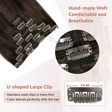 Load image into Gallery viewer, Clip In Human Hair Extensions Thicken Double Weft 9A Brazilian Hair 7pcs Wig Store 
