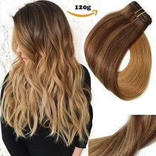 Load image into Gallery viewer, Clip In Human Hair Extensions Thicken Double Weft 9A Brazilian Hair 7pcs Wig Store 
