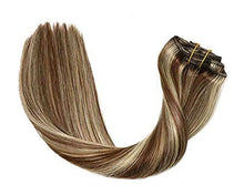 Load image into Gallery viewer, Remy Clip in Human Hair Extensions -15Inch 7pcs set Wig Store 
