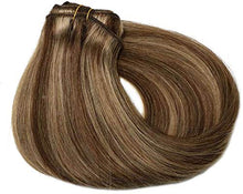 Load image into Gallery viewer, Remy Clip in Human Hair Extensions -15Inch 7pcs set Wig Store 
