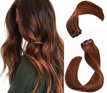 Load image into Gallery viewer, Remy Clip in Human Hair Extensions -15Inch 7pcs set Wig Store 
