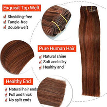 Load image into Gallery viewer, Remy Clip in Human Hair Extensions -15Inch 7pcs set Wig Store 
