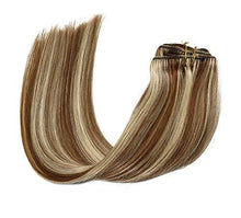 Load image into Gallery viewer, Remy Clip in Human Hair Extensions -15Inch 7pcs set Wig Store 
