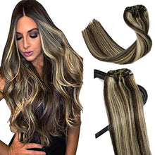 Load image into Gallery viewer, Remy Clip in Human Hair Extensions -15Inch 7pcs set Wig Store 
