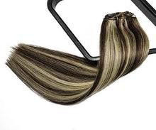 Load image into Gallery viewer, Remy Clip in Human Hair Extensions -15Inch 7pcs set Wig Store 
