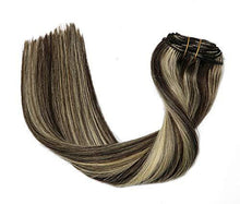 Load image into Gallery viewer, Remy Clip in Human Hair Extensions -15Inch 7pcs set Wig Store 
