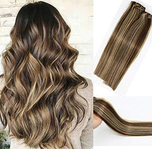 Load image into Gallery viewer, Remy Clip in Human Hair Extensions -15Inch 7pcs set Wig Store 
